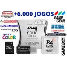 Cartão Cartucho Adaptador R4 2025 Sd 32gb 6000 Ds 2ds 3ds