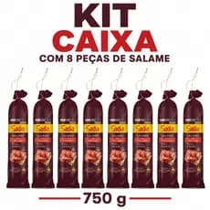 Kit 8 Salames Tipo Italiano Sadia 750g cada und