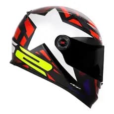 CAPACETE LS2 FF358 STARWAR VERMELHO / PRETO FOSCO Xdron Draze Tribal vários modelos