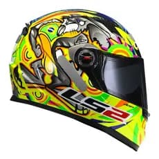 CAPACETE LS2 FF358 ALEX BARROS AMARELO Xdron Draze Tribal Starwar Preto Vermelho Azul Branco Laranja vários modelos