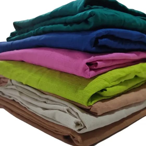 Tecido Viscose, Viscolinho ou Linho Lisa no Retalho Vendido por Kg.