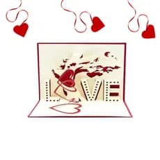 Cartão Presente 3d Love Luxo Amor Namorado Namorada aniversário amigo,amiga