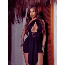 Vestido Curto Miranda Com Um Super Decote