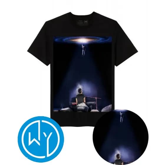 Camiseta Luan Santana- Galáxia- Céu- Piano