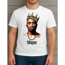 Camiseta Tupac Shakur (2pac) Rapper Gangsta Rap