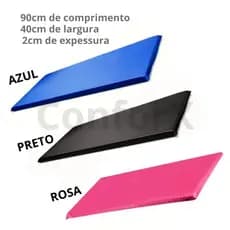 Colchonete de Academia Compacto - 90X40X2CM - Espuma D23 Trocador Exercícios Creche Pet
