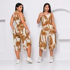 macacão envio Rápido casual midi  pantacurt listrado festa soltinho moda feminino lançamento mais vendidos