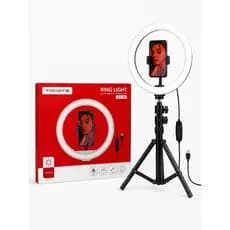 Ring Light LED com Tripé 2m + Suporte Celular – Iluminação Profissional para Vídeo, Live, TikTok e Maquiagem