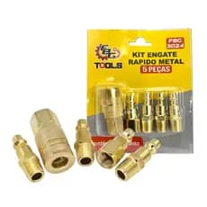Conjunto de Engates Rápido Metal [5 peças]