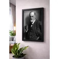 Quadro Sigmund Freud Psicanálise Psicologia A4 21x30 cm