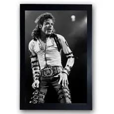 Quadro Decorativo Michael Jackson Moldurado 3