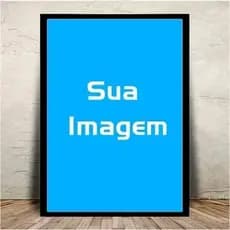Quadro Decoração Personalizado Moldurado Grande A3 30x40cm