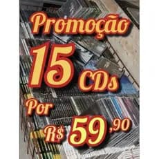 Lote com 15 CDs