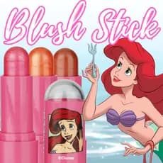 Blush Stick Princesas Disney - Textura Cremosa - Efeito Natural - Bastão - 6 cores - Fenzza