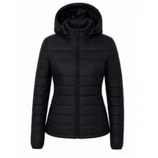 Jaqueta Puffer Feminina Inverno Capuz Frio Moda Confortável Estilosa