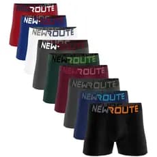 Kit 10 Cueca Box Boxer Lisa Microfibra -nr