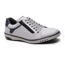 Sapatenis masculino Grande 45 46 Numeraçao especial  Zíper Cadarço classic Social Confortável  717