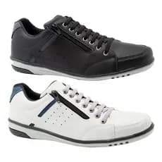 Kit 2 Pares Sapatênis Masculino REF: 750 Casual Confortável Estilo e Versatilidade