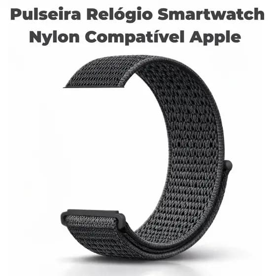 Pulseira Relógio Smartwatch Nylon Compatível Apple 49mm