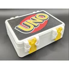 Caixa para guardar Jogo De Cartas Uno - BOX UNO DUPLO 224 Cartas