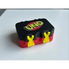 Box Caixa Guardar Baralho Uno, Uno Flip, Uno Flex, Uno Teams DOS *Varias Cores*