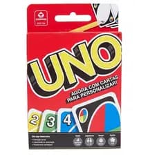 Jogo Uno Original 114 Cartas com cartas para personalizar ! Mattel ORIGINAL