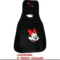Lixeira pra carro e porta celular com a minnie Bordada personalizamos