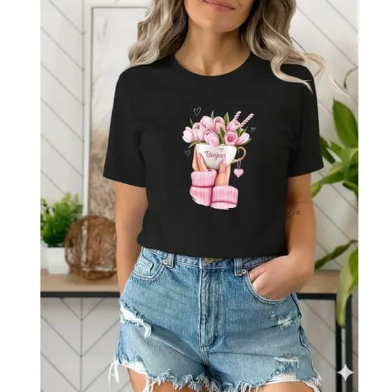 camiseta feminina algodão  camiseta feminina casual  camiseta feminina com frase  camiseta feminina divertida conforto