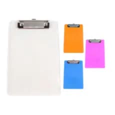 Prancheta Plástica 23x15cm Clip Board A5 -PXT-01 100% Garantido