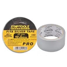 Fita Silver Tape Prata 45mmx10 Metros - AR0181 100% Garantido