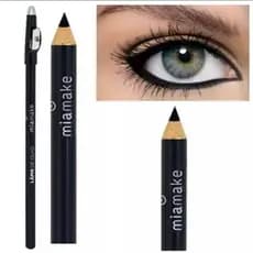 LAPIS PARA OLHOS PRETO COM APONTADOR - MIA MAKE