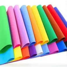 PAPEL CAMURÇA  CORES VARIADAS 48X66CM C/ 10 FOLHAS CORES VIVAS