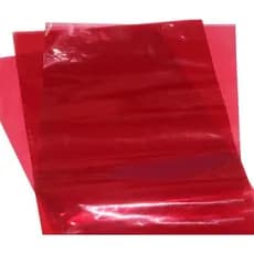2 FOLHAS PAPEL CELOFANE VERMELHO 90X70cm