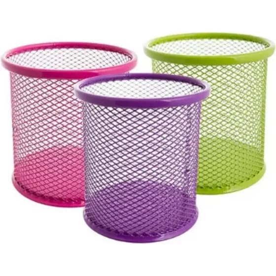 Porta Objetos, Caneta, Pincéis Organizador de Mesa, Escritório-Metal Aramado