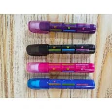 CANETA BORRACHA RETRÁTIL COM REFIL E TABUADA