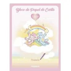 Bloco de Papel de Carta Ursinhos Carinhosos – 48 folhas 17x24cm, 70g | Animativa