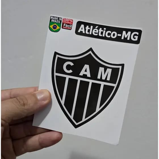 Adesivo Atlético Mineiro Galo - Vinil Premium - Copos Carros Motos Decoração