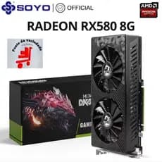 kit PC gamer RX 580 e acessórios