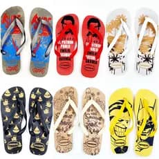 Chinelo masculino e feminino estampas variadas rasteira chinela Gatinhos