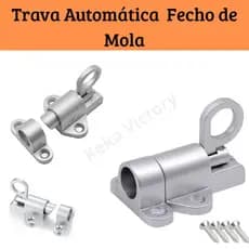 Trava Para Portas e Janelas Reforçado - Fechadura Automática de salto de Mola Trinco para Portas