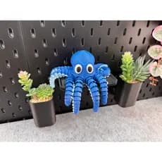 Polvo Articulado Colorido | Fidget Toy Anti-Stress Flexível | Decorativo e Sensorial