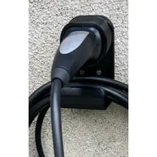 Suporte De Parede Universal Para Cabo Carregador Veículo Elétrico EV Tipo 2 Organizador De Garagem Preto