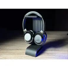 Suporte De Mesa Para Headset E Fone De Ouvido Gamer Organizador De Setup Reforçado Preto
