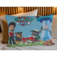 Fronha Infantil Personaliazada Capa de Travesseiro Patrullha Canina 70x50 em Micropercal