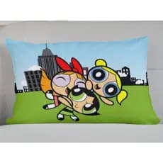 Fronha Infantil Capa de Travesseiro Meninas Super Poderosas em Micropercal Tamanho 70x50