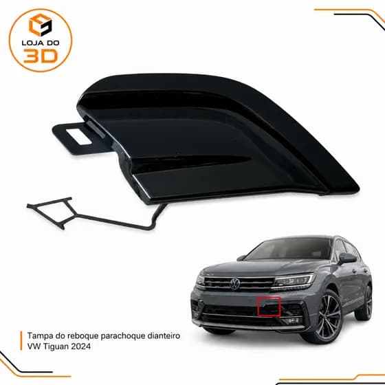 Tampa Reboque Dianteiro Vw Tiguan R-line 2018 2019 2020 2021