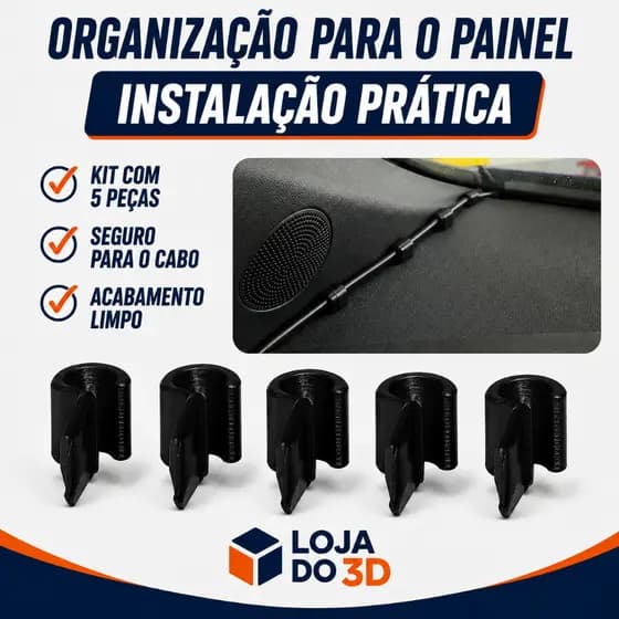 Clipe de Fio de Cabo do Painel para carro | Clipe para carro | organizados de fios de carro | clipe organizador para fio