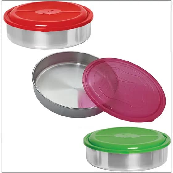 Kit 3 Formas Baixas com Tampa Nº30 Assar Bolos Tortas Empadas e Assados Ideal para Presente