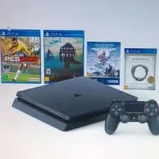 PlayStation 4 Slin 500Gb +4 Jogos