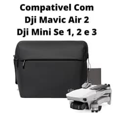 Bolsa Bag Mochila Para Drone Dji Mavic Mini Se 1 2 3 Air 2s